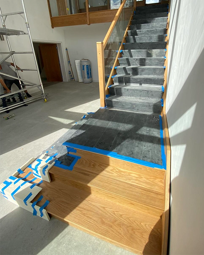 Bramble House — solid oak staircase, Maidstone, Kent