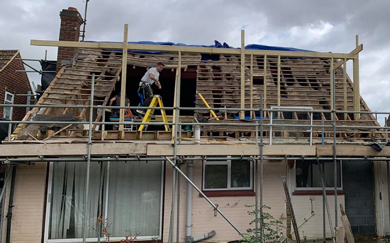 Dormer loft conversion with oak flooring by LJB Carpentry, Kent