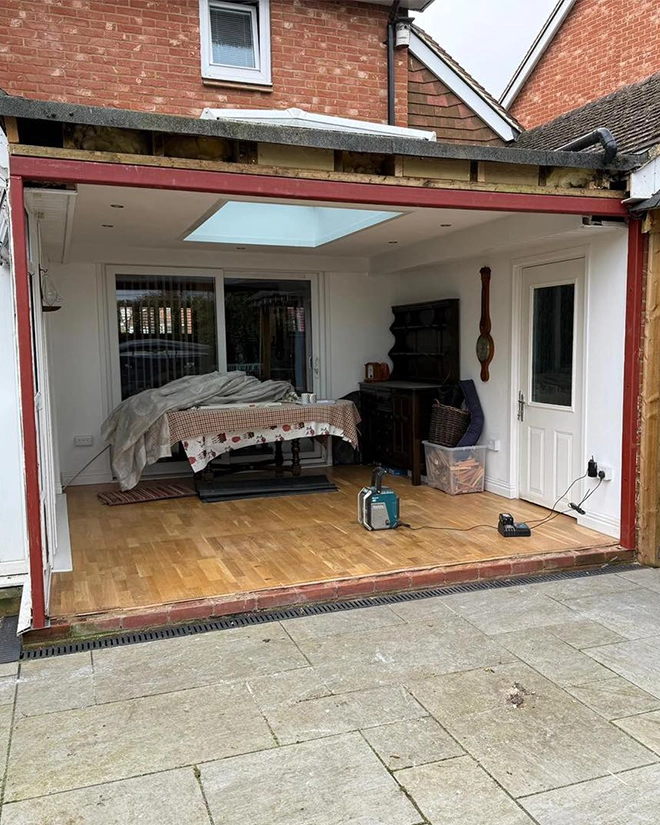 Walden — rear extension build, Canterbury, Kent
